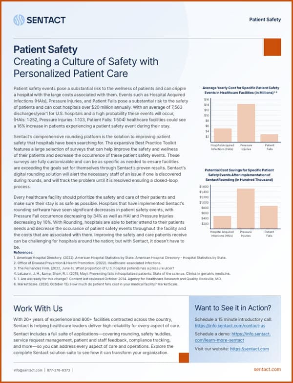 Creating a Culture of Safety with Personalized Patient Care
